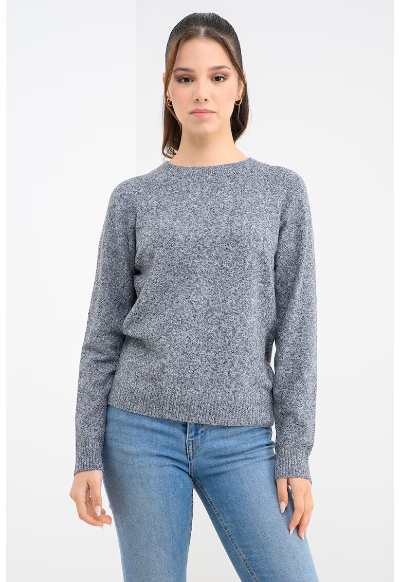 Vero Moda Pulover cu maneci raglan Doffy - Gri melange