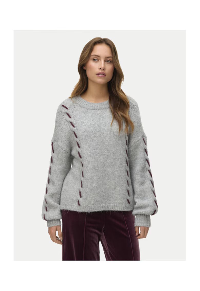 Vero Moda Pulover dama gri