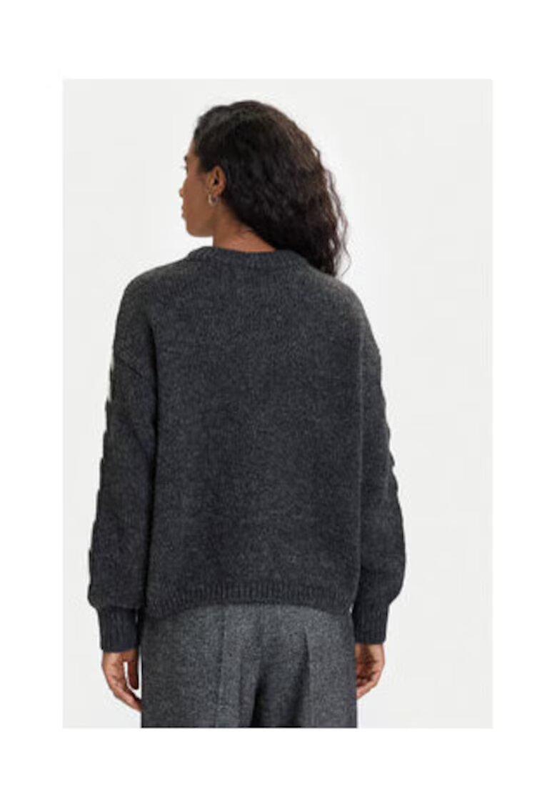 Vero Moda Pulover Dama - Gri - 50% poliester reciclat