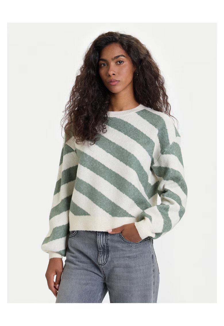 Vero Moda Pulover de dama bej - verde