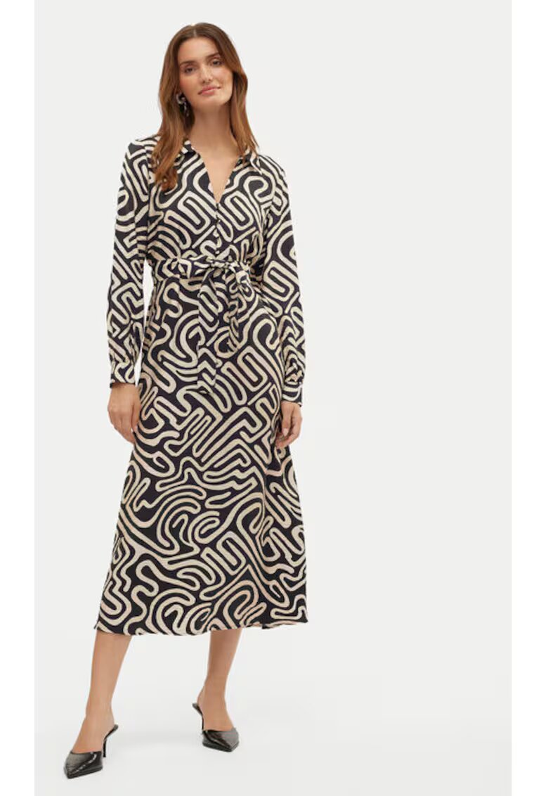 Vero Moda Rochie dama - 304786884 - Viscoza - Negru - Negru
