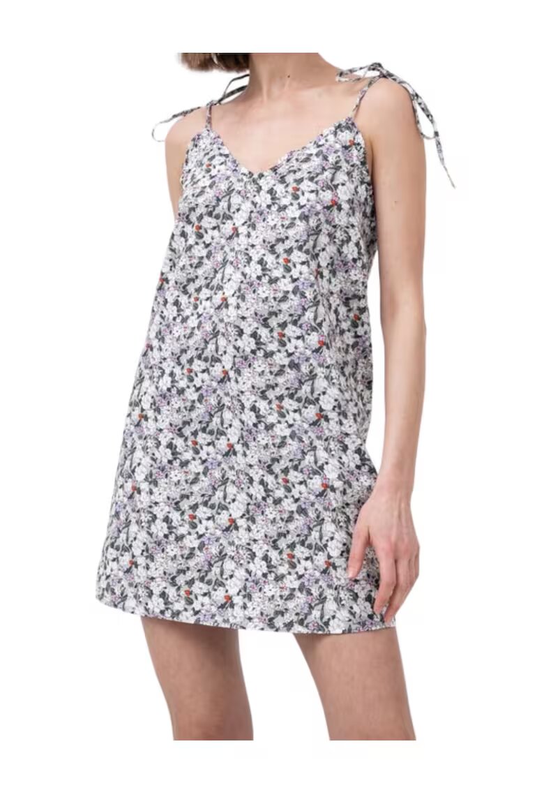 Vero Moda Rochie de dama - model floral - volan - multicolor - bumbac -