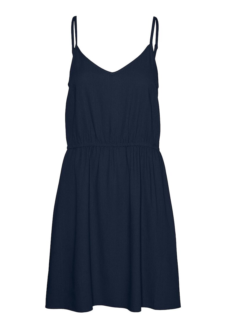 Vero Moda Rochie de vara dama 10303689 - Viscoza/In - Bleumarin - Bleumarin