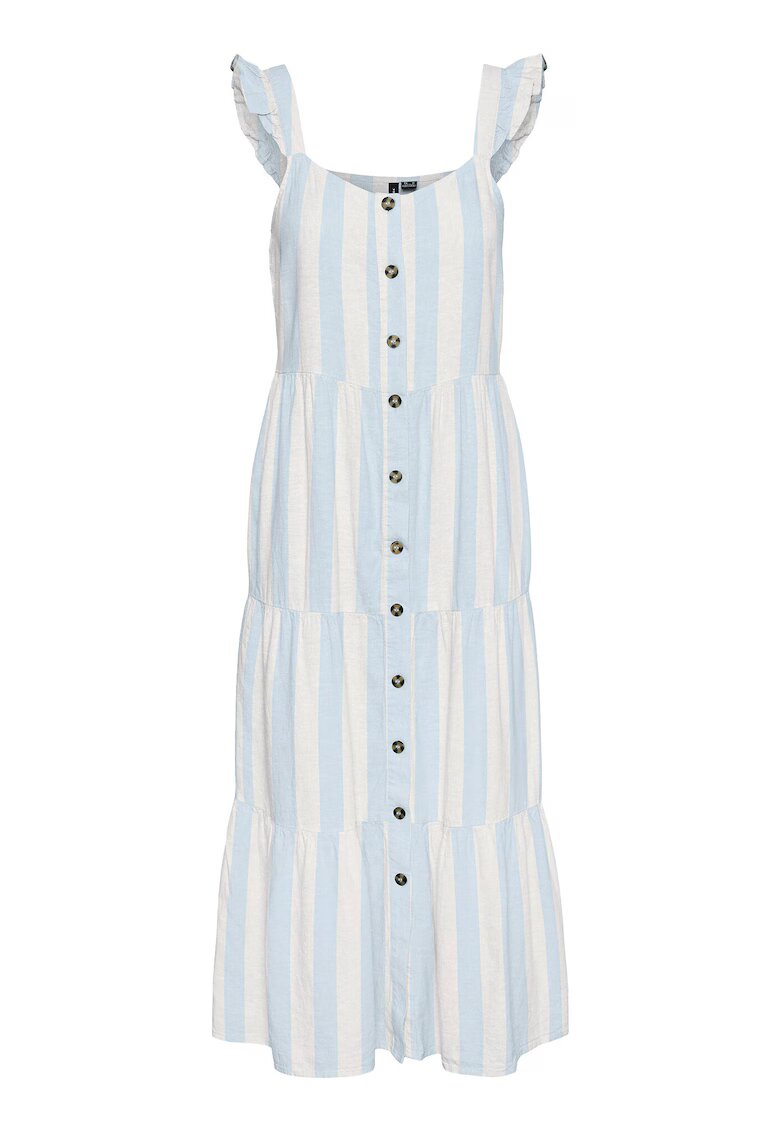 Vero Moda Rochie de vara dama 10322614 - In/Viscoza - Albastru deschis