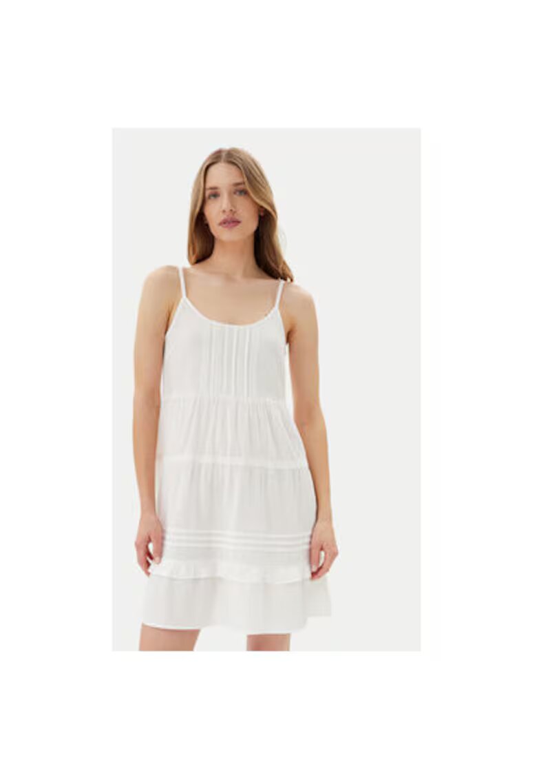 Vero Moda Rochie de vara dama 10325236 - Bumbac organic - Alb - Alb