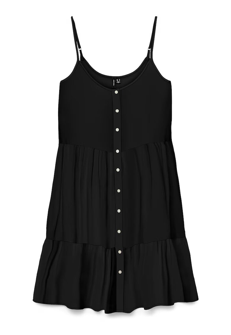 Vero Moda Rochie de vara dama 10325283 - Viscoza - Negru - Negru