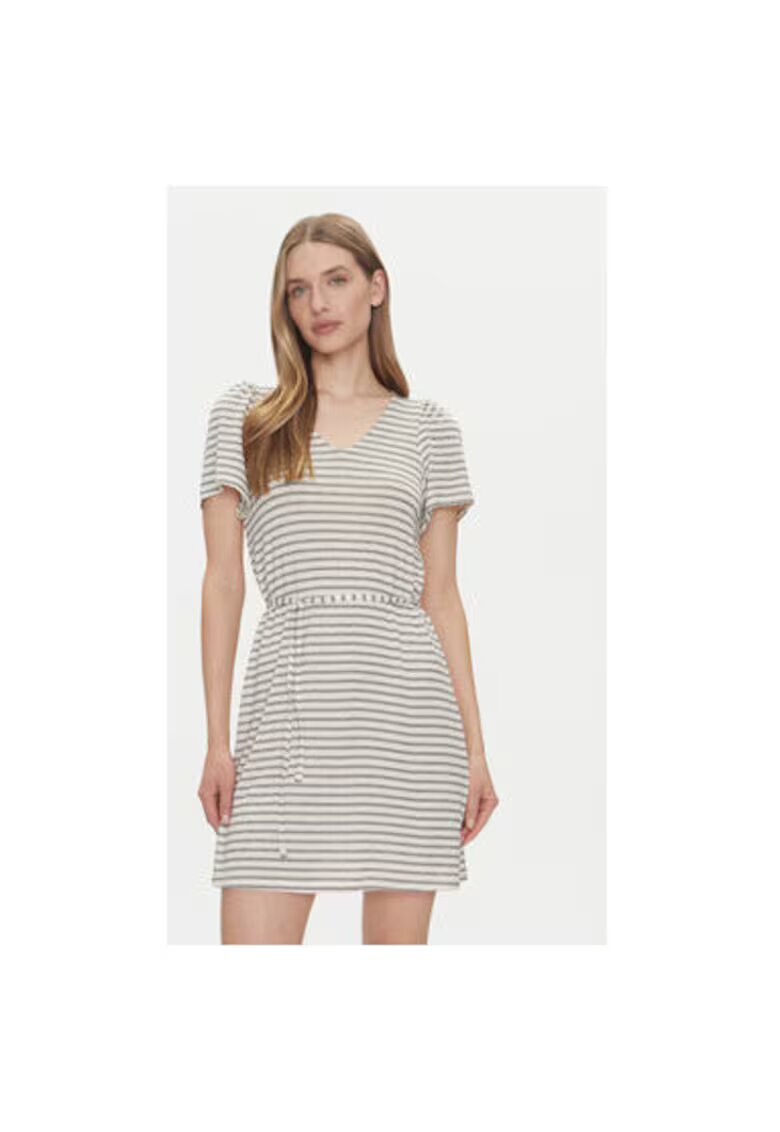 Vero Moda Rochie de vara dama 10325612 - Viscoza/Poliester reciclat - Bej - Bej