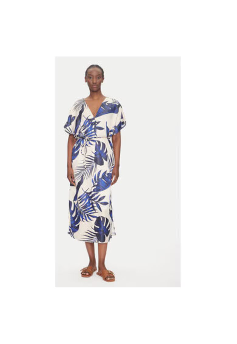 Vero Moda Rochie de vara dama 10327430 - Viscoza/Poliester - Bej