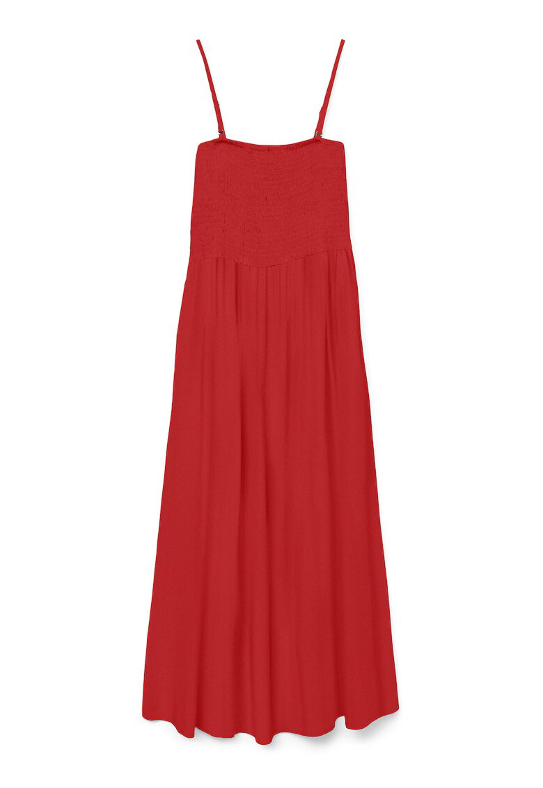 Vero Moda Rochie de vara dama 10328766 - Viscoza - Rosu