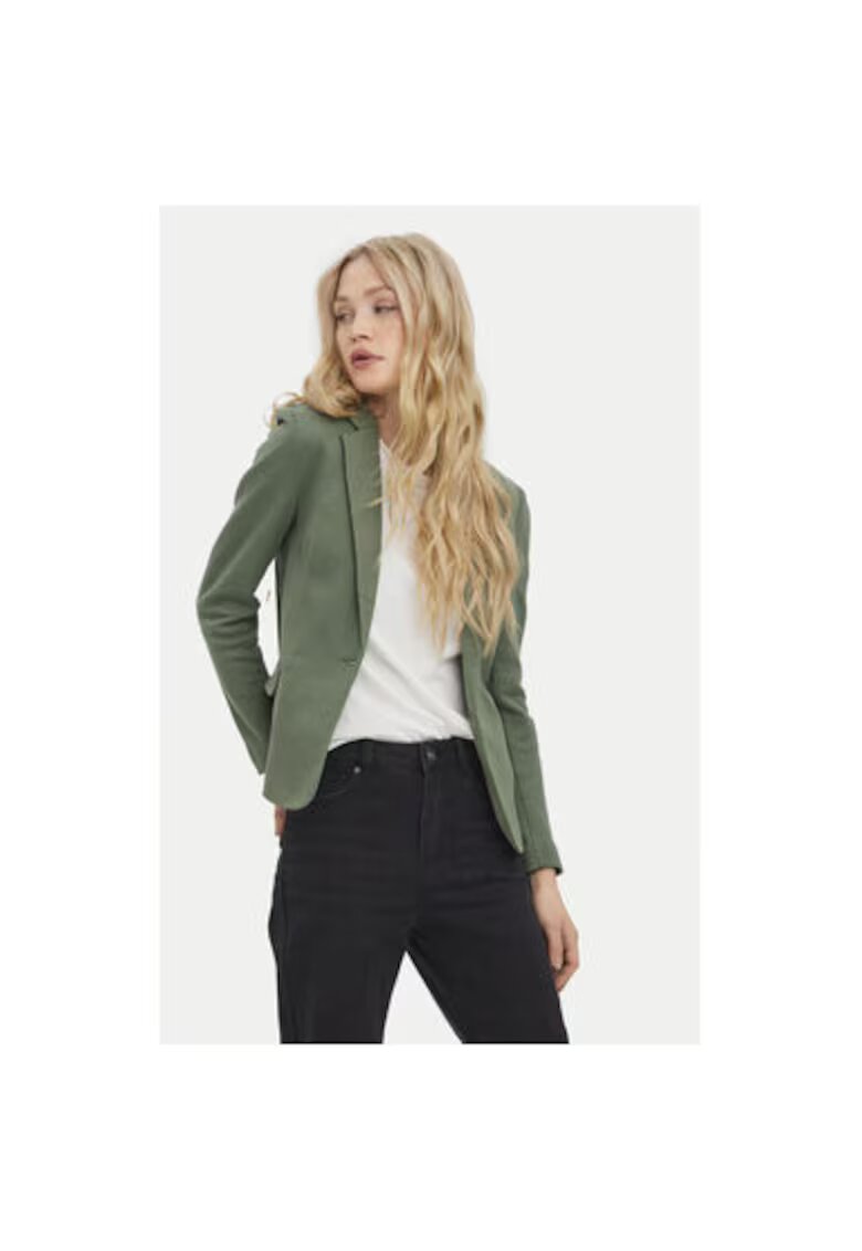 Vero Moda Sacou dama - 304785603 - Poliester reciclat/Viscoza - Verde - Verde