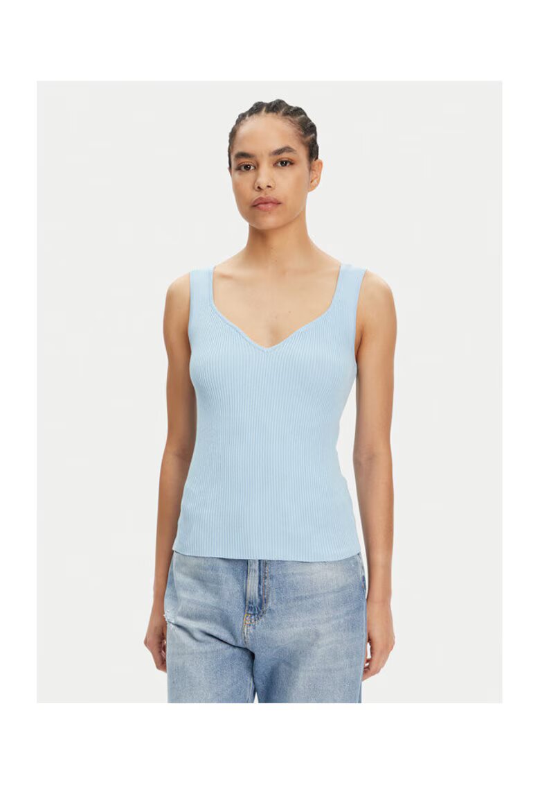 Vero Moda Top dama 10326450 - Viscoza/Poliester - Albastru deschis - Albastru deschis