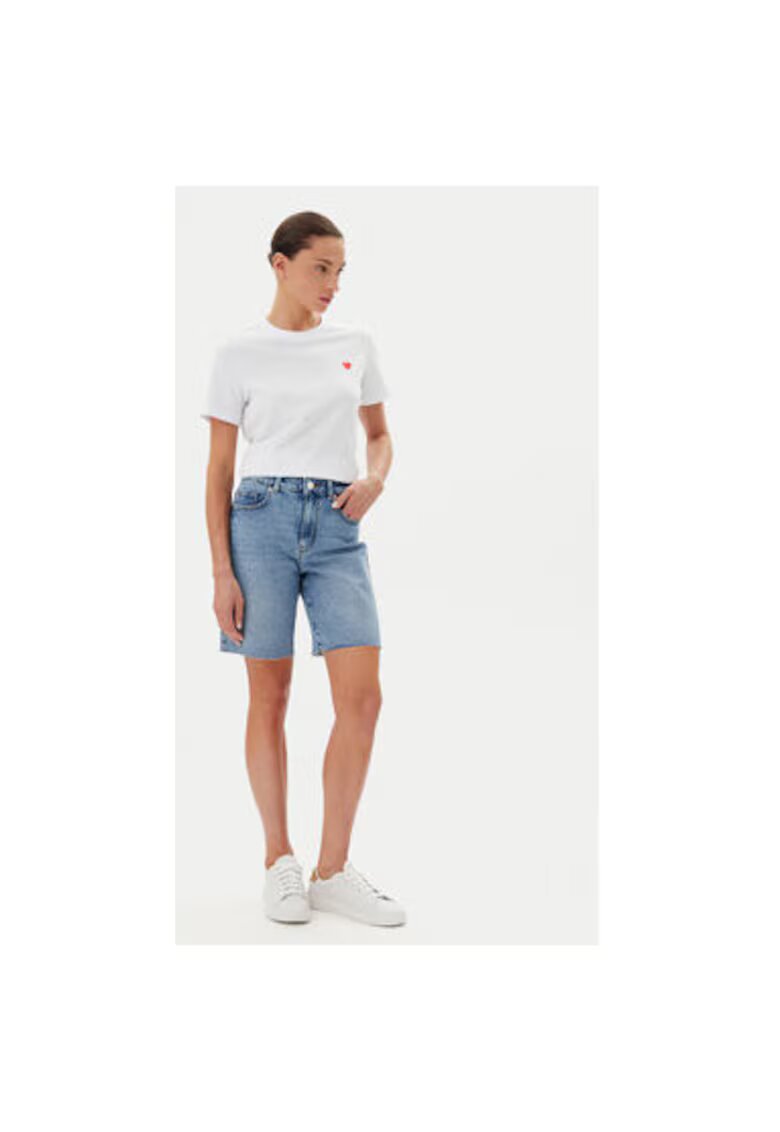 Vero Moda Tricou dama 10316991 - Bumbac organic - Alb - Alb