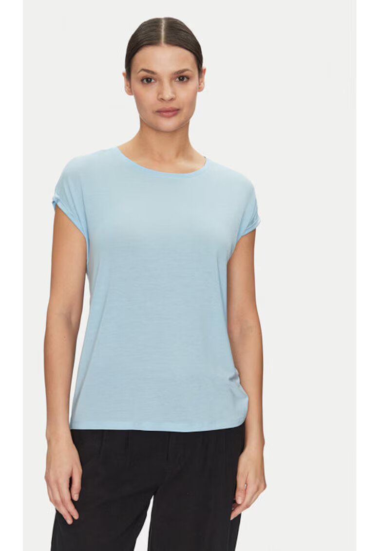 Vero Moda Tricou dama - 304785900 - Lyocell - Albastru - Albastru