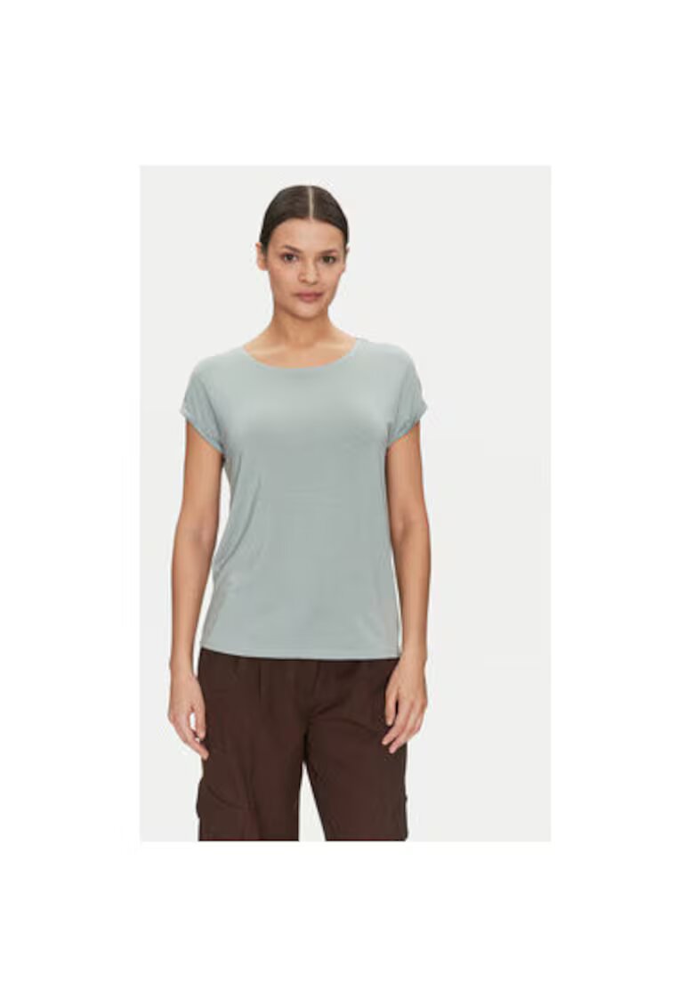 Vero Moda Tricou dama - 304785948 - Lyocell - Verde - Verde