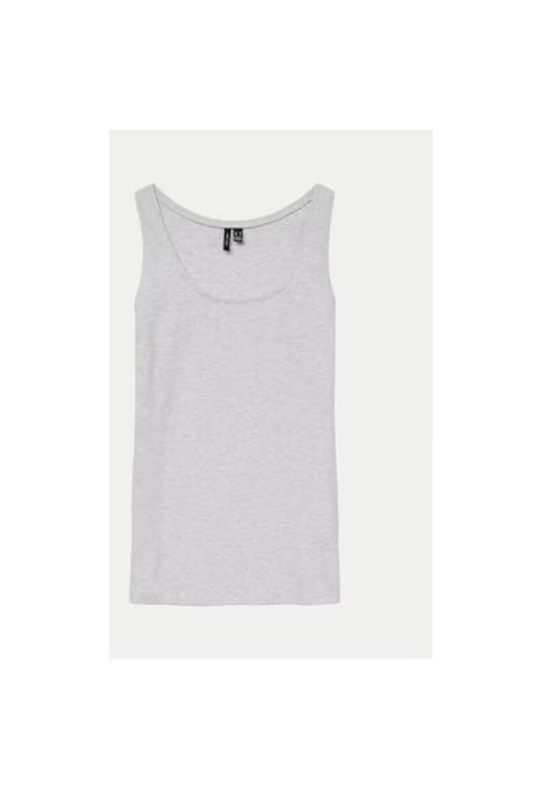 Vero Moda Tricou dama - 304786921 - Bumbac organic - Gri - Gri