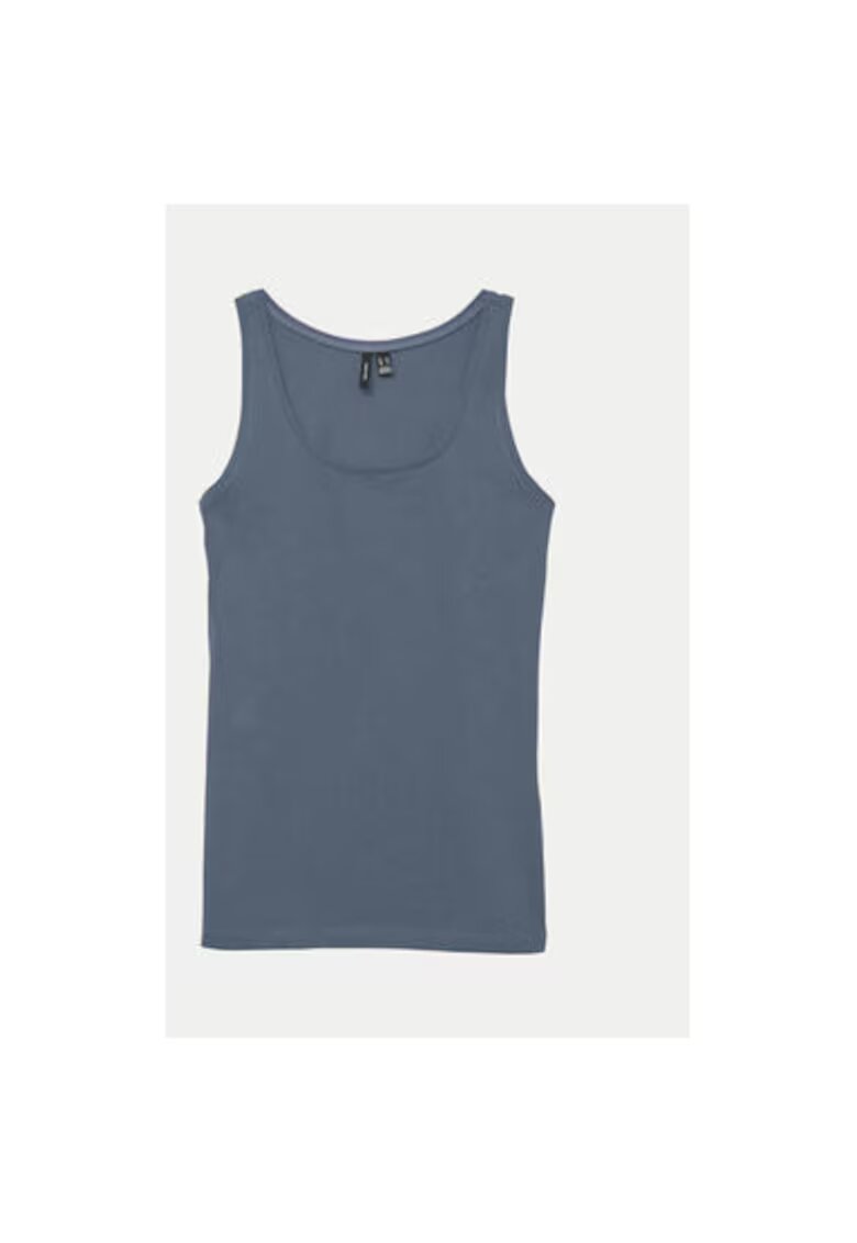 Vero Moda Tricou dama - Bumbac organic - Albastru