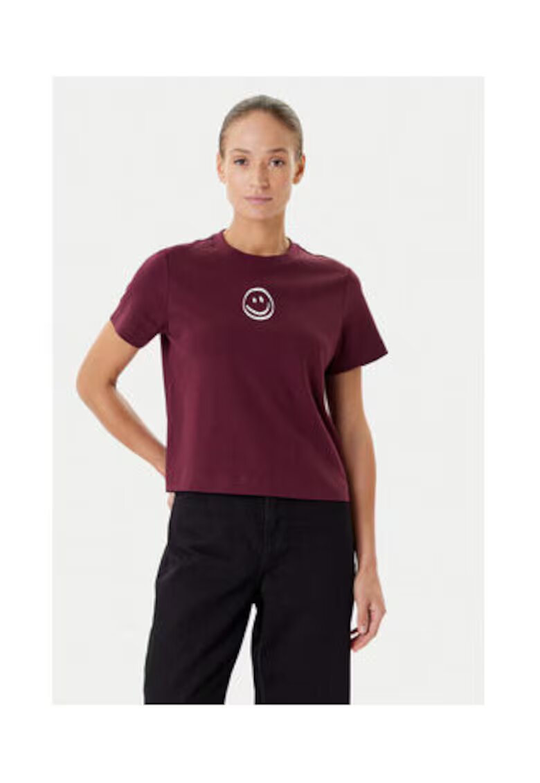 Vero Moda Tricou dama - mov - 100% bumbac organic -