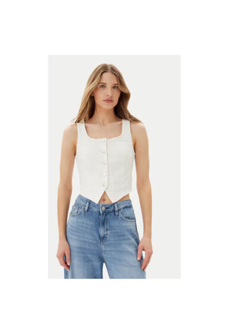 Vero Moda Vesta dama 10323777 - Bumbac/Viscoza - Alb - Alb