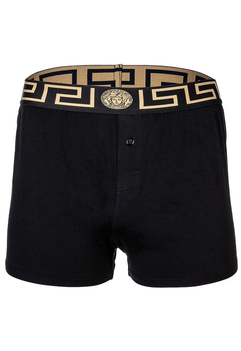 Versace Boxeri cu banda logo in talie - Auriu/Negru