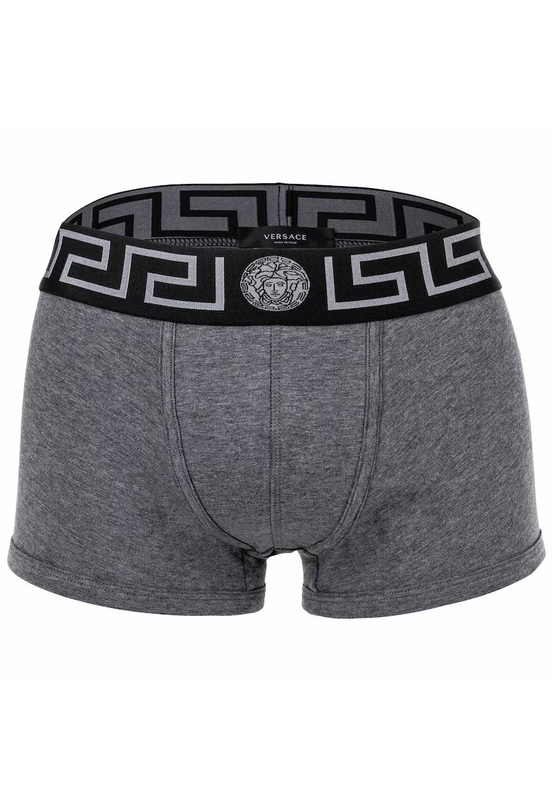 Versace Boxeri cu banda logo in talie Topeka - Negru/Gri/Argintiu