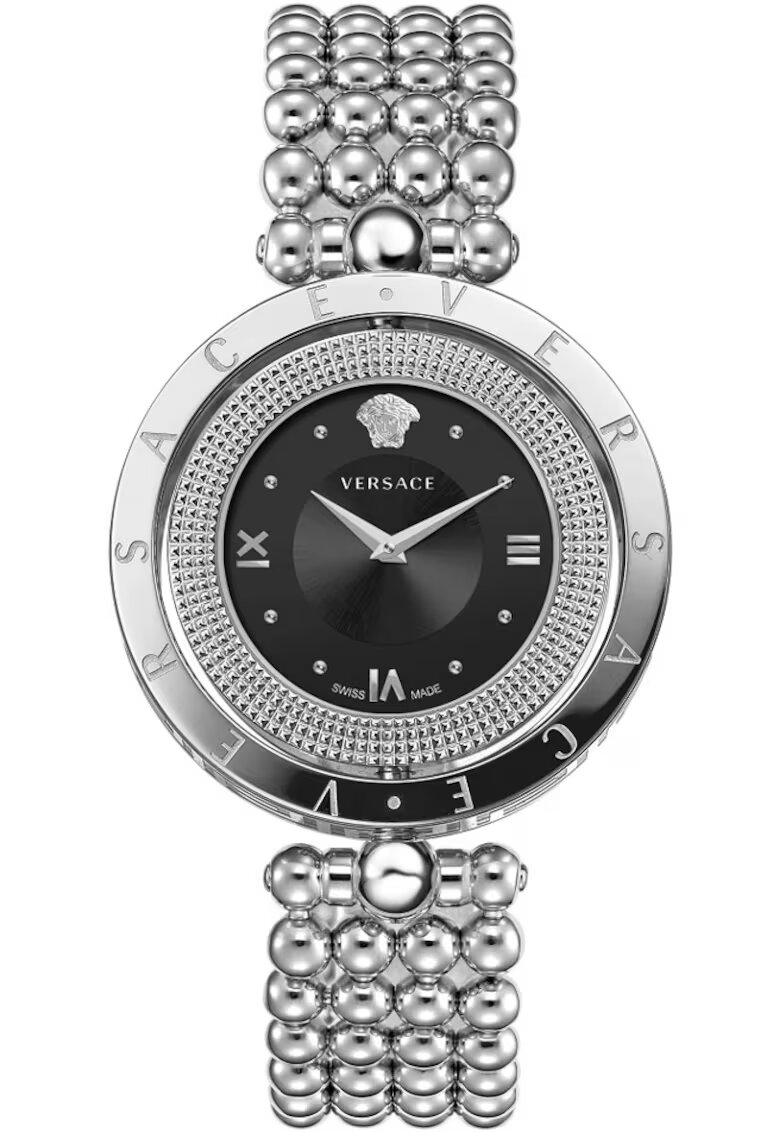 Versace Ceas dama Eon - bratara metalica - 34mm - 5 ATM - argintiu