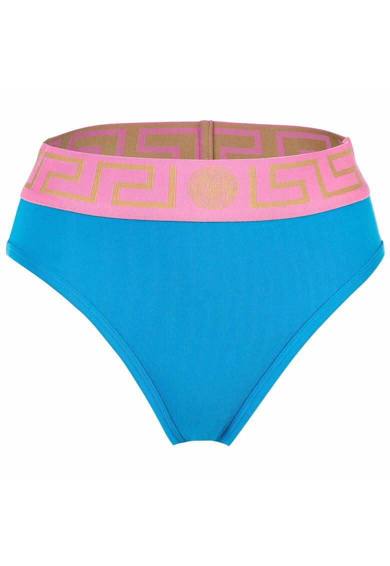Versace Chiloti cu banda logo in talie Topeka - Roz/Albastru