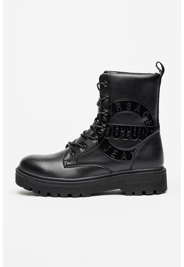 Versace Jeans Couture Bocanci de piele - Negru