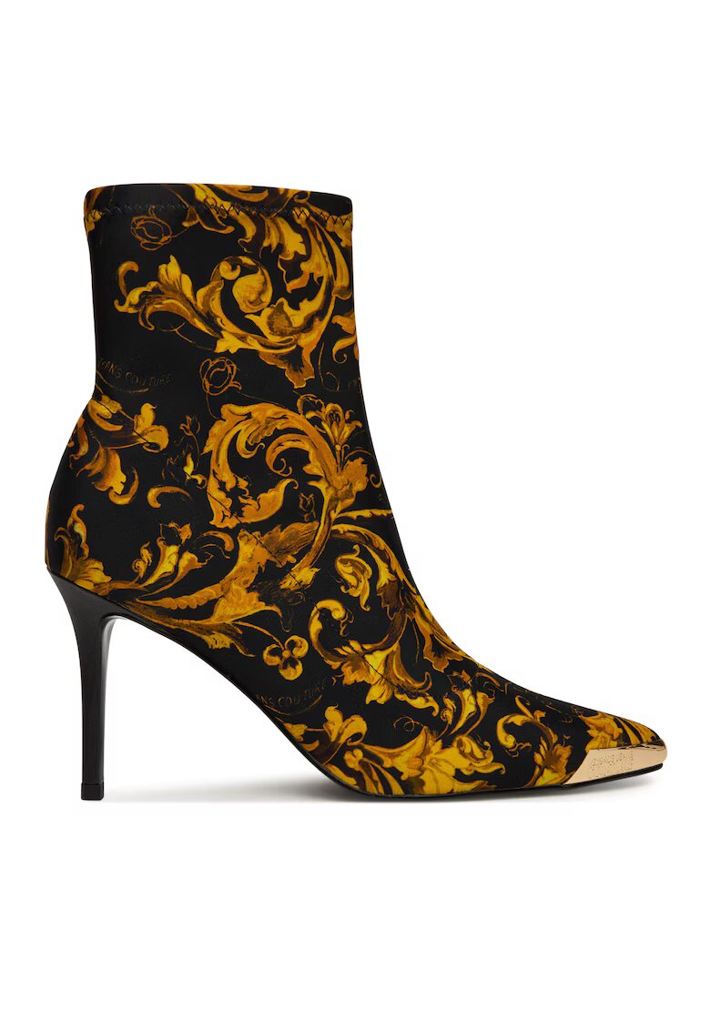 Versace Jeans Couture Botine dama 79VA3S51 - Textil - Negru/Auriu