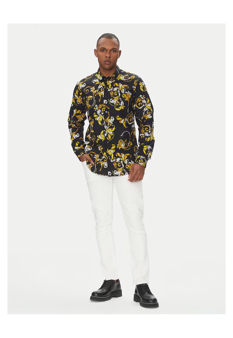 Versace Jeans Couture Camasa barbati negru - cu model