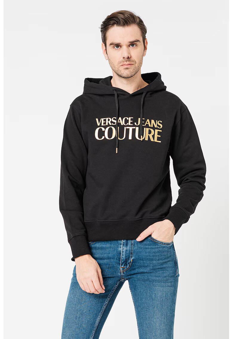 Versace Jeans Couture Hanorac cu logo - Negru