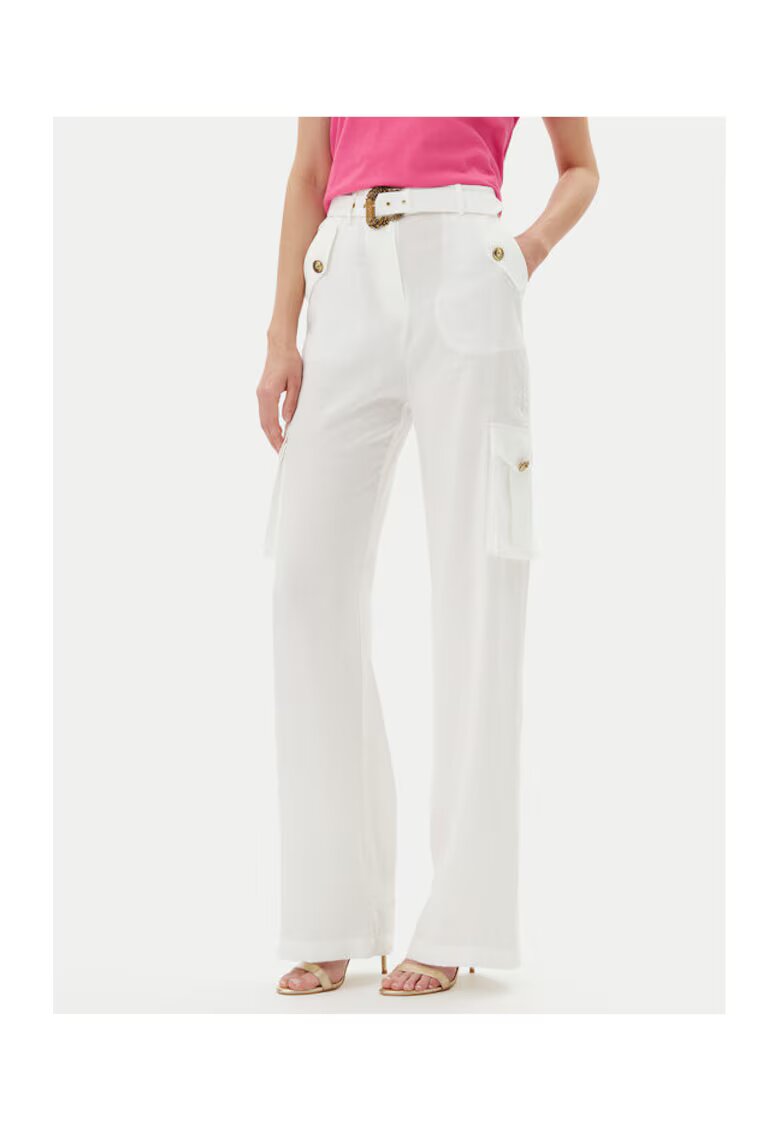 Versace Jeans Couture Pantaloni dama alb