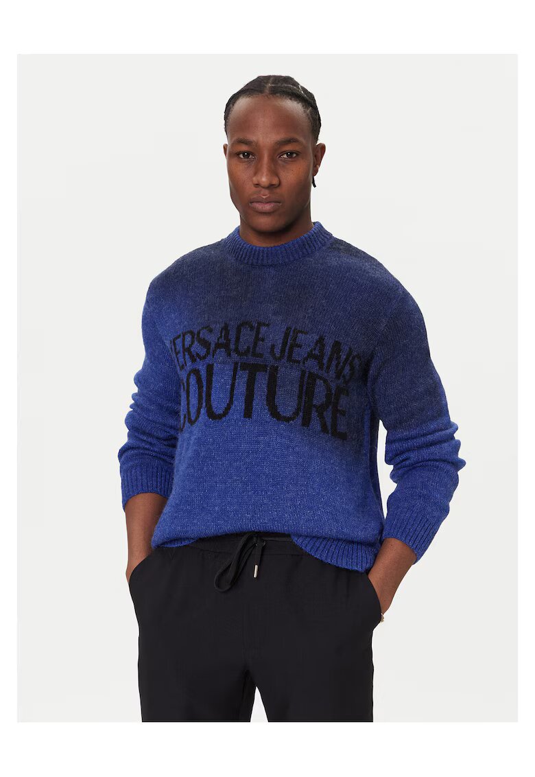 Versace Jeans Couture Pulover barbati albastru