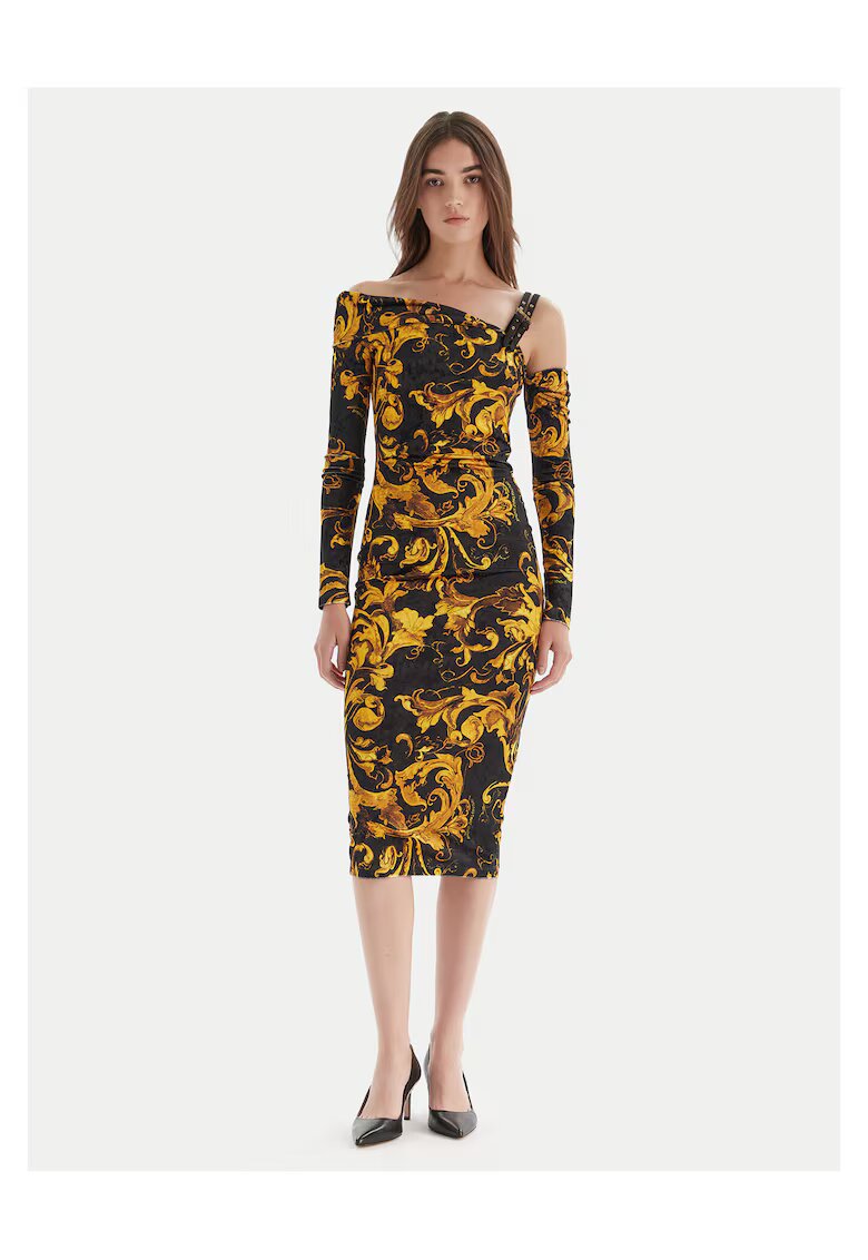 Versace Jeans Couture Rochie de cocktail - negru/galben