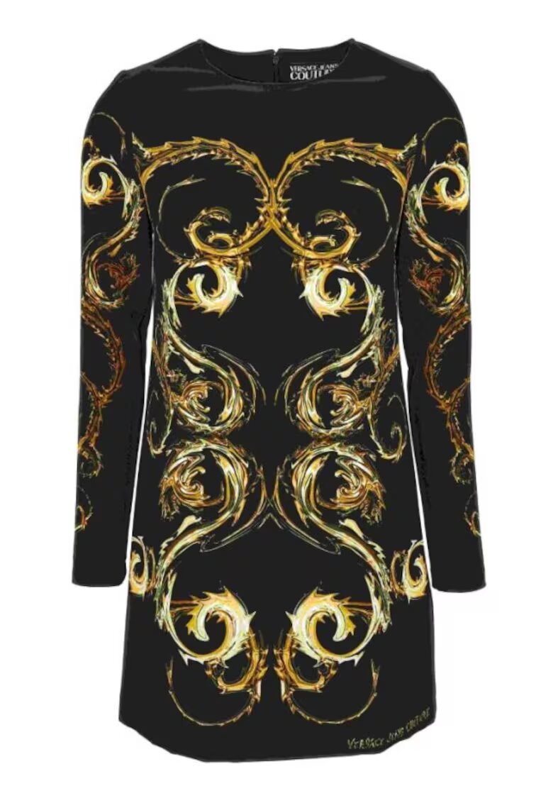 Versace Jeans Couture Rochie dreapta cu imprimeu