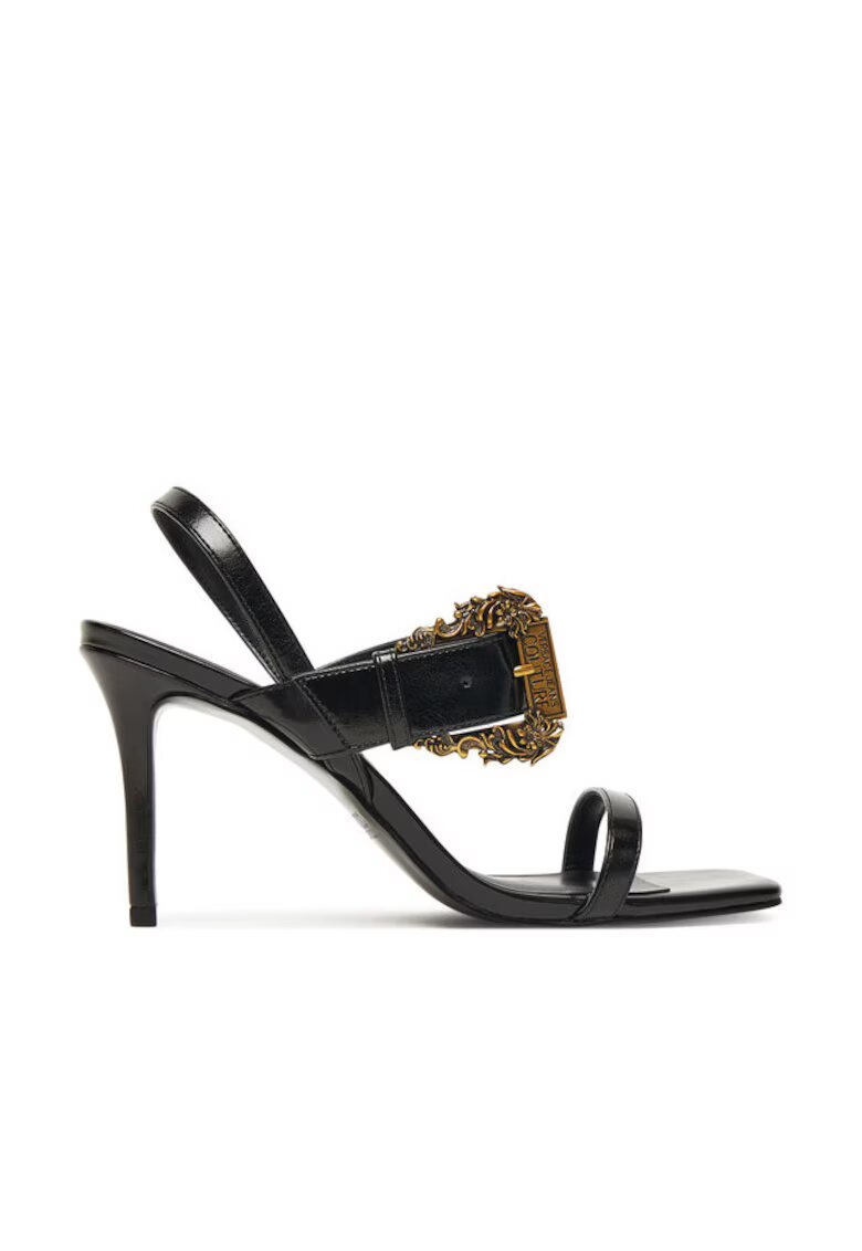 Versace Jeans Couture Sandale dama - piele ecologica - negru