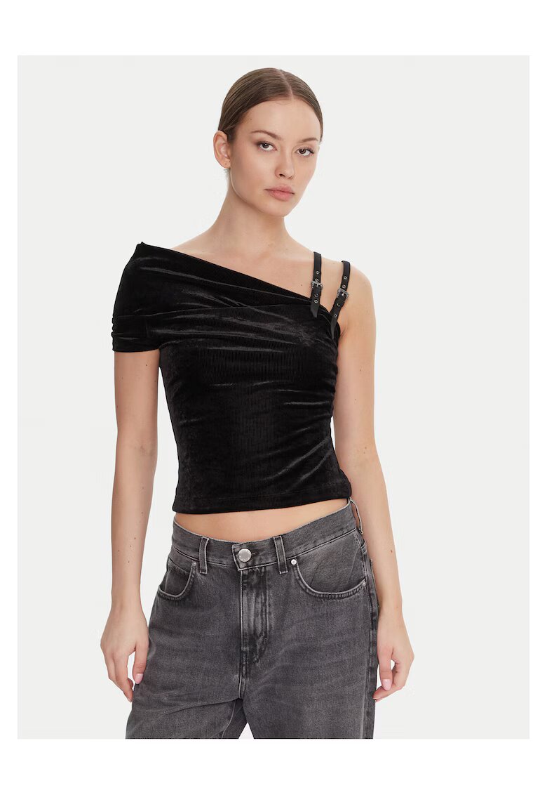 Versace Jeans Couture Top 79HAM616 J0237 - negru