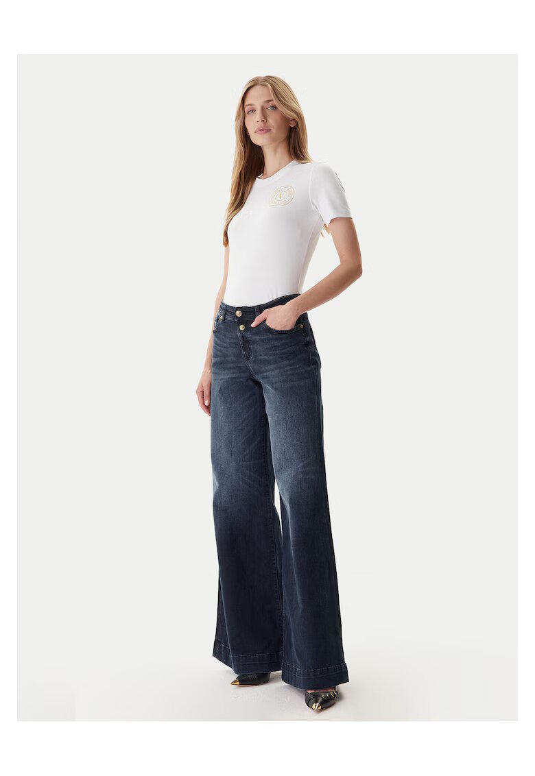 Versace Jeans Couture Tricou dama - alb - bumbac
