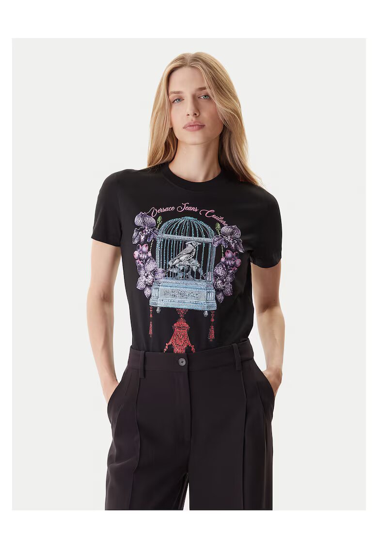 Versace Jeans Couture Tricou negru