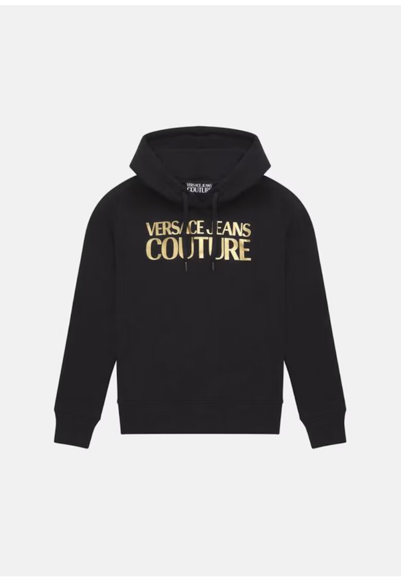 VERSACE JEANS Hanorac din bumbac cu logo -