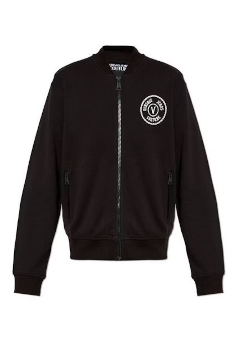 VERSACE JEANS Hanorac negru - bumbac - Negru