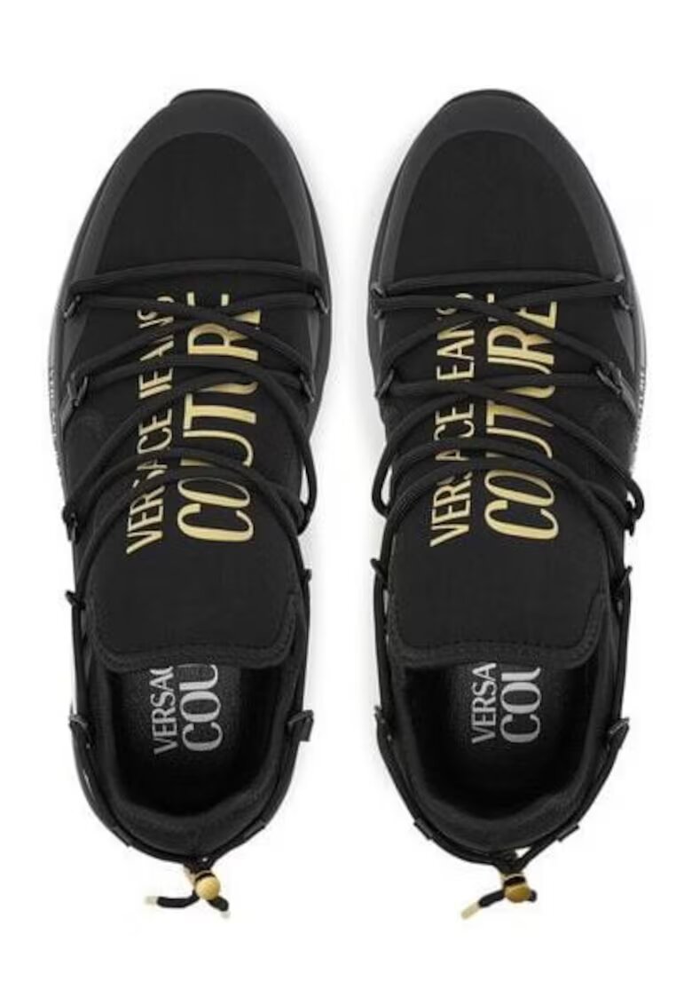 VERSACE JEANS Pantofi sport cu imprimeu logo