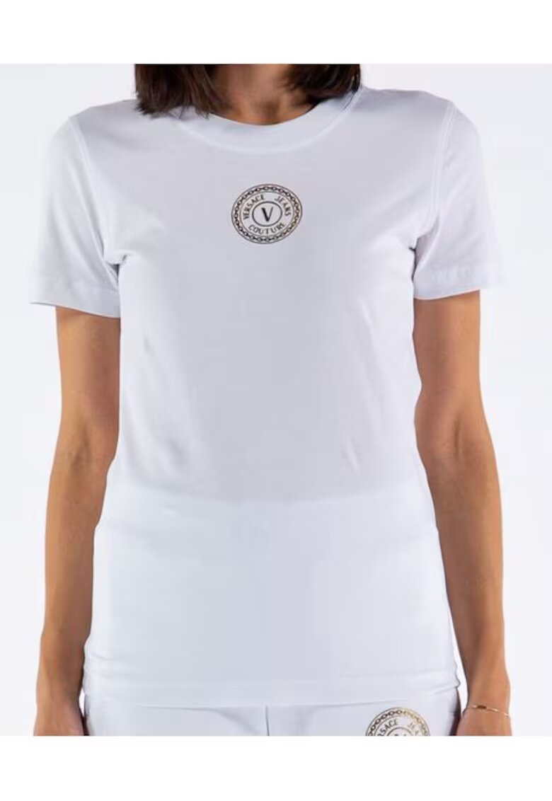 VERSACE JEANS Tricou regular fit 71HAHT10 CJ00T G03