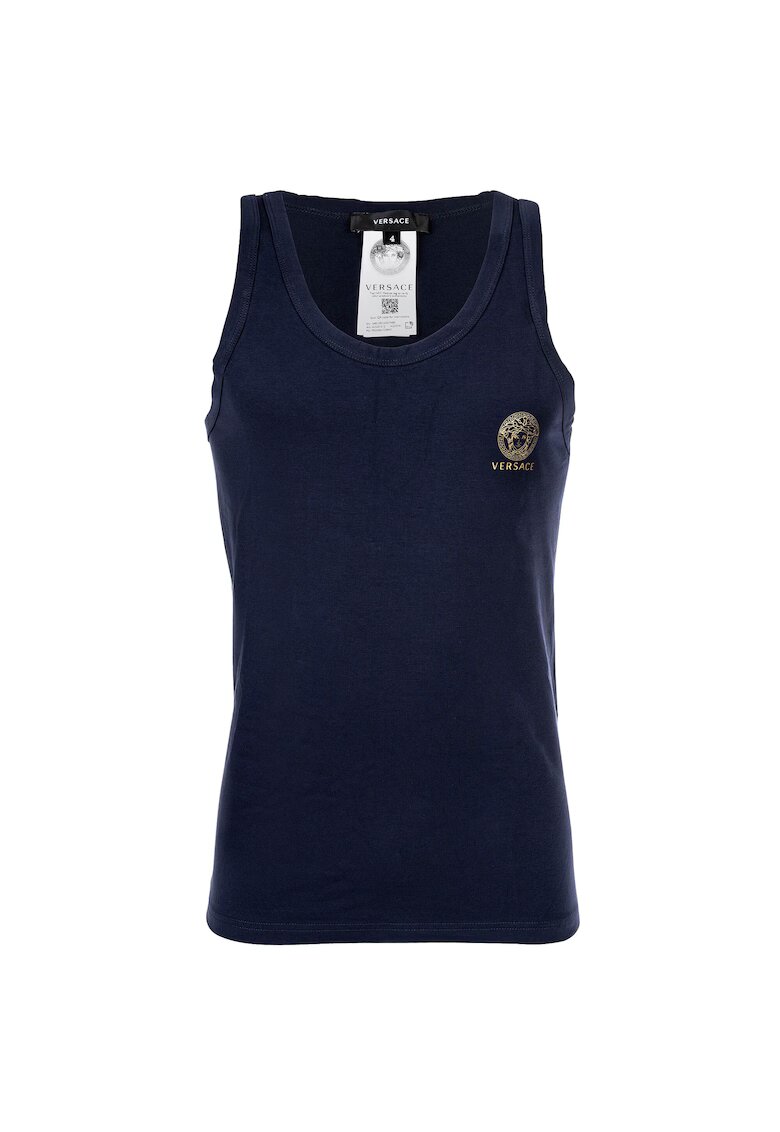 Versace Top de casa cu logo Topeka - Albastru