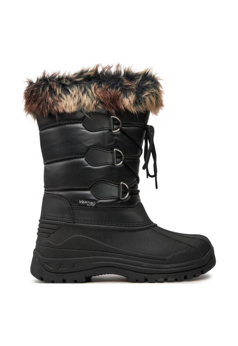 VERTIGO Ghete dama 304392405 - Piele ecologica - 41 EU - Negru