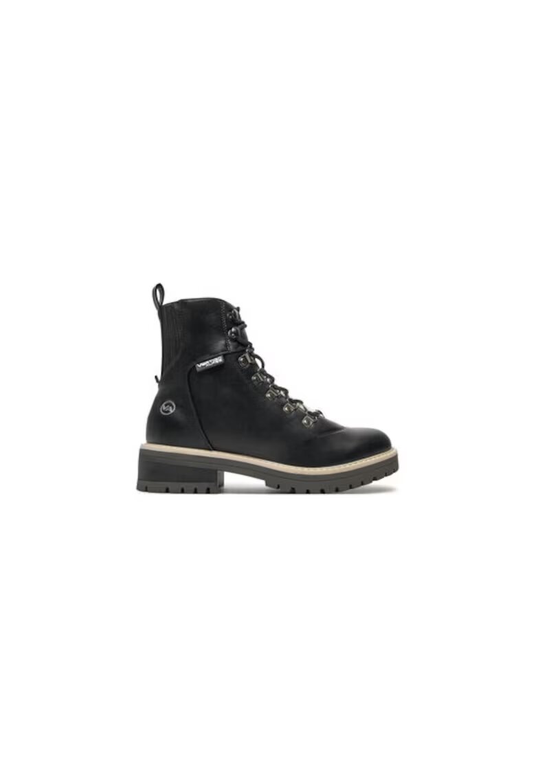 VERTIGO Ghete dama 304392504 - Piele ecologica - Negru - Negru