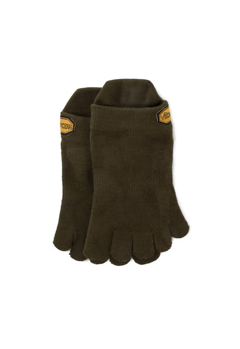 Vibram Fivefingers Sosete cu degete unisex Athletic No Show - material sintetic - verde -