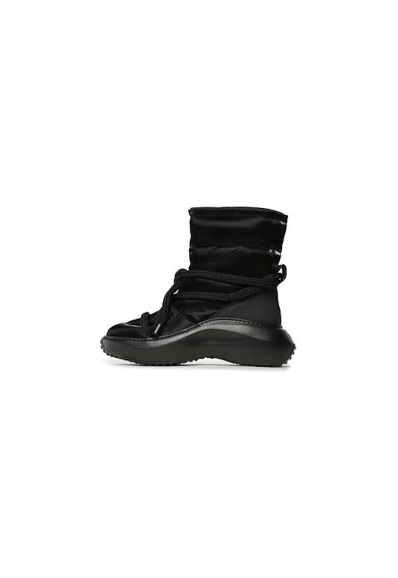 Vic Matié Ghete dama - 303256388 - Piele naturala - Negru - Negru