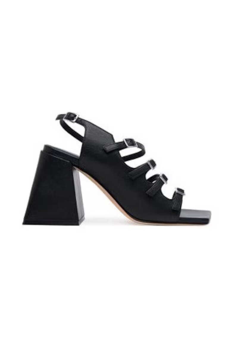 Vic Matié Sandale dama - 305311597 - Piele naturala - Negru - Negru