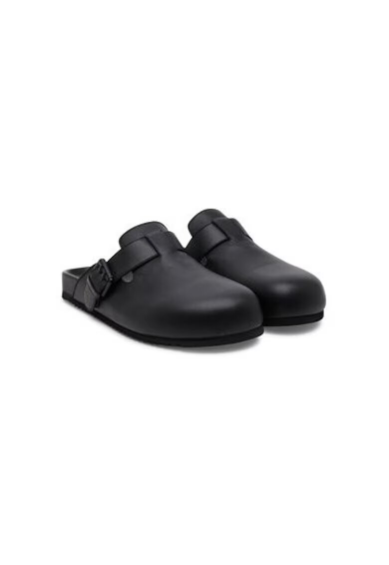 Vic Matié Slapi barbati - 1G8858U E46C070101 - Piele naturala - Negru - Negru
