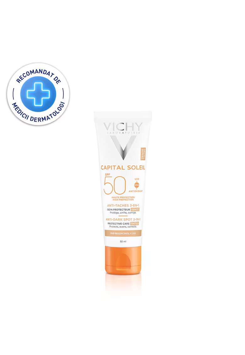 Vichy Crema colorata anti-pete pigmentare Capital Soleil cu SPF50+ - 50ml
